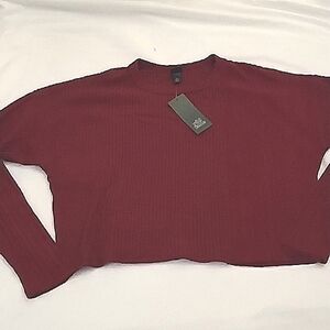 NWT Wild Fable Crop Sweater Top SzXL